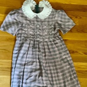 Vintage Girls HAND Smocked cottage core Prairie
